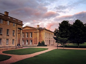 Erin's home for three weeks was the beautiful Downing College