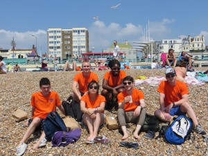 Supervisors on Brighton Beach!